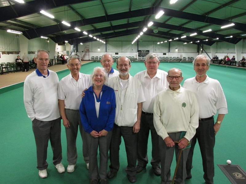 The two Marlow teams who played each other in The quarter finals at Bembridge 2014